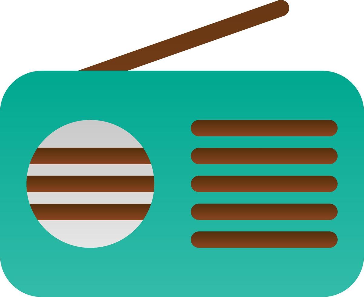 diseño de icono de vector de radio