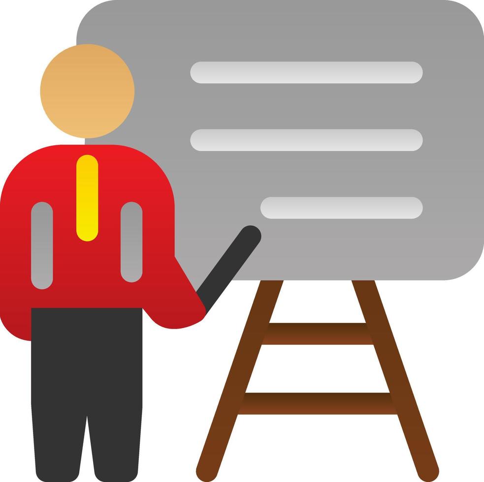Presentation Vector Icon Design