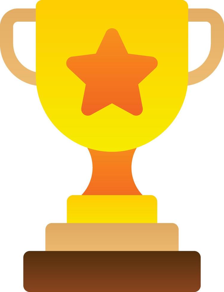 Trophy Vector Icon Design