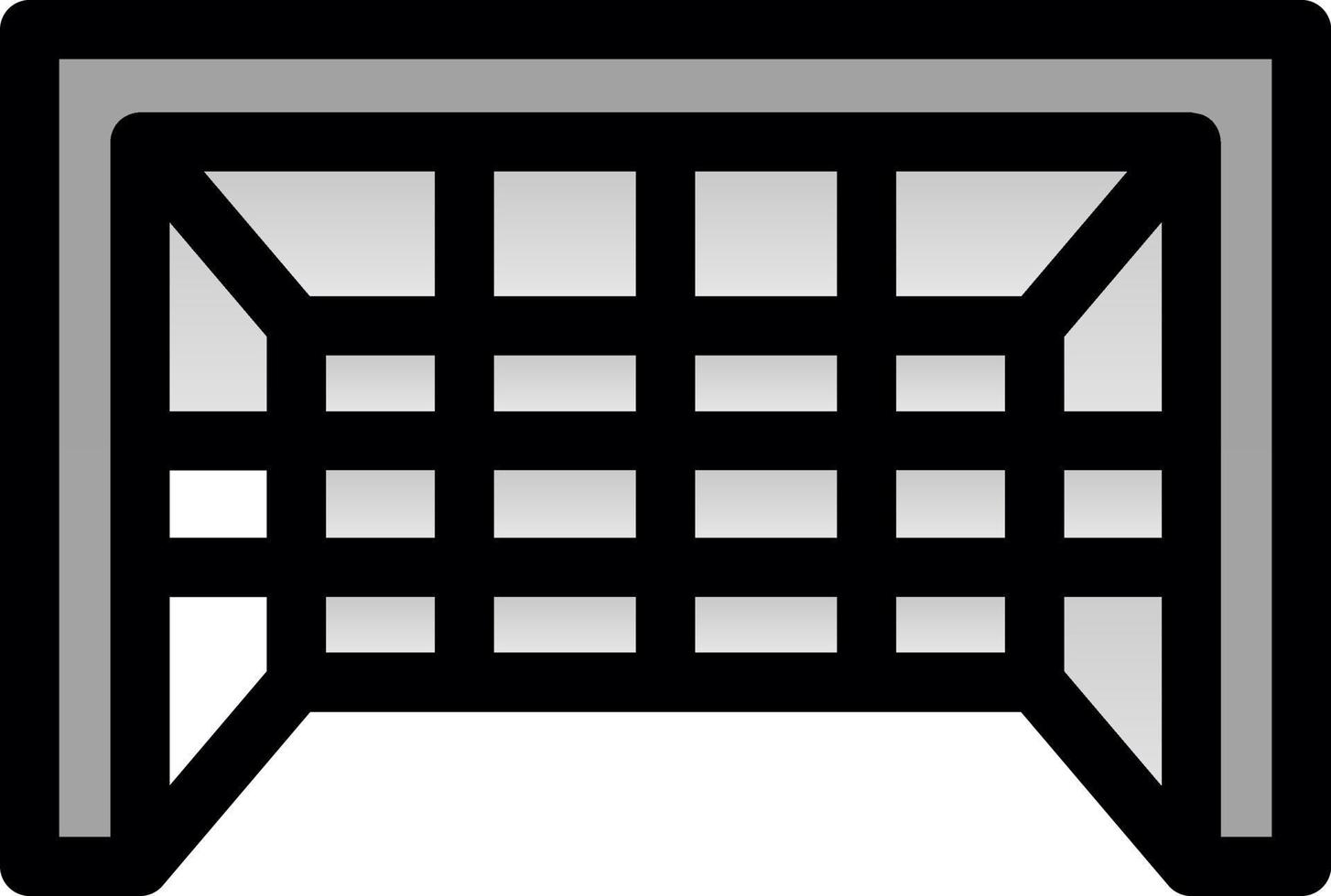 Goal Post Vector Icon Design