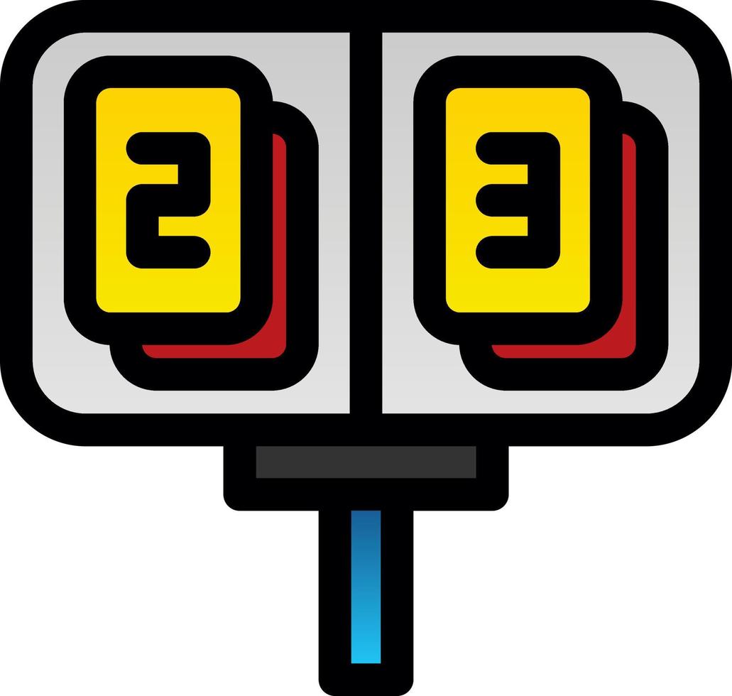 Scoreboard Vector Icon Design
