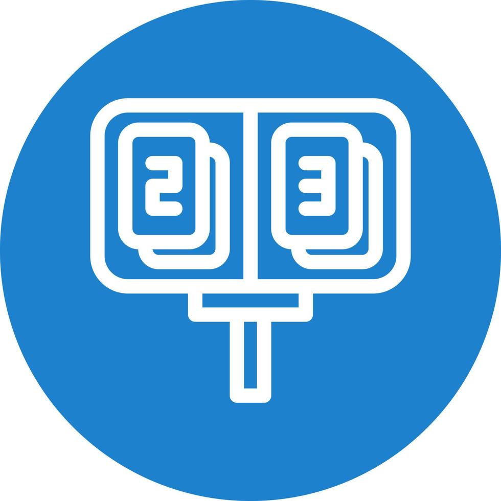 Scoreboard Vector Icon Design