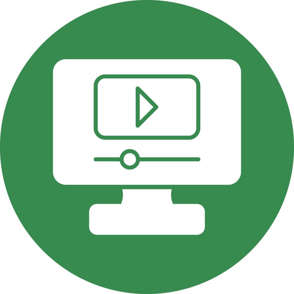 Live Streaming Vector Icon Design