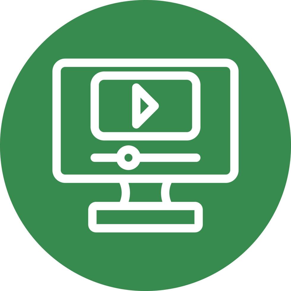 Live Streaming Vector Icon Design