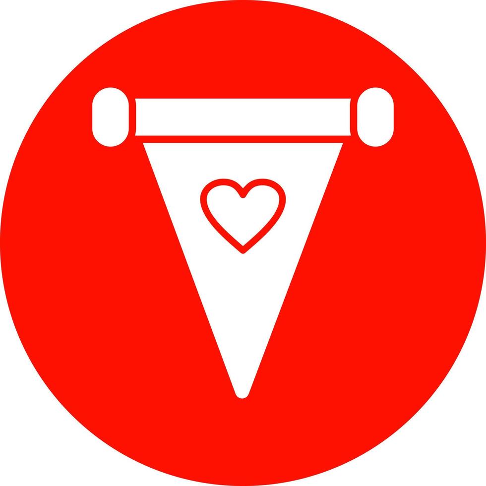Pennant Vector Icon Design