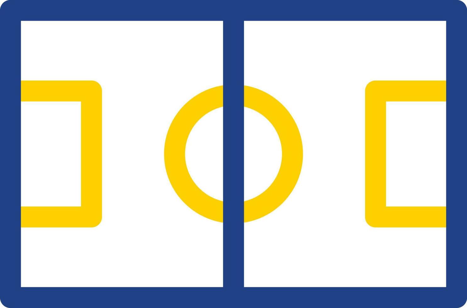 Football Field Vector Icon Design
