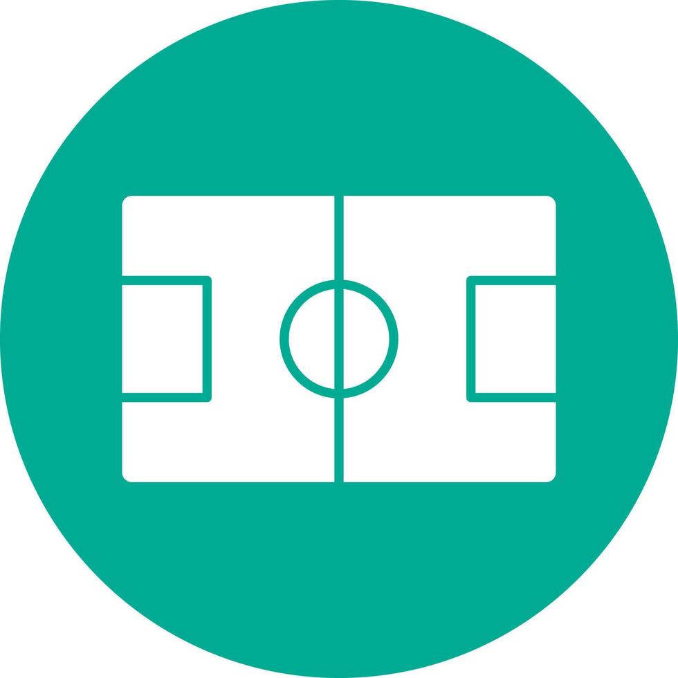 Football Field Vector Icon Design