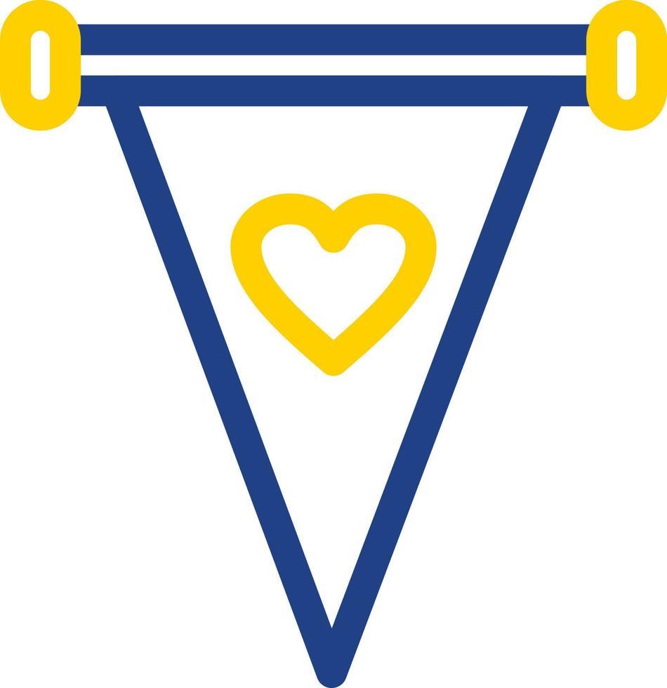 Pennant Vector Icon Design