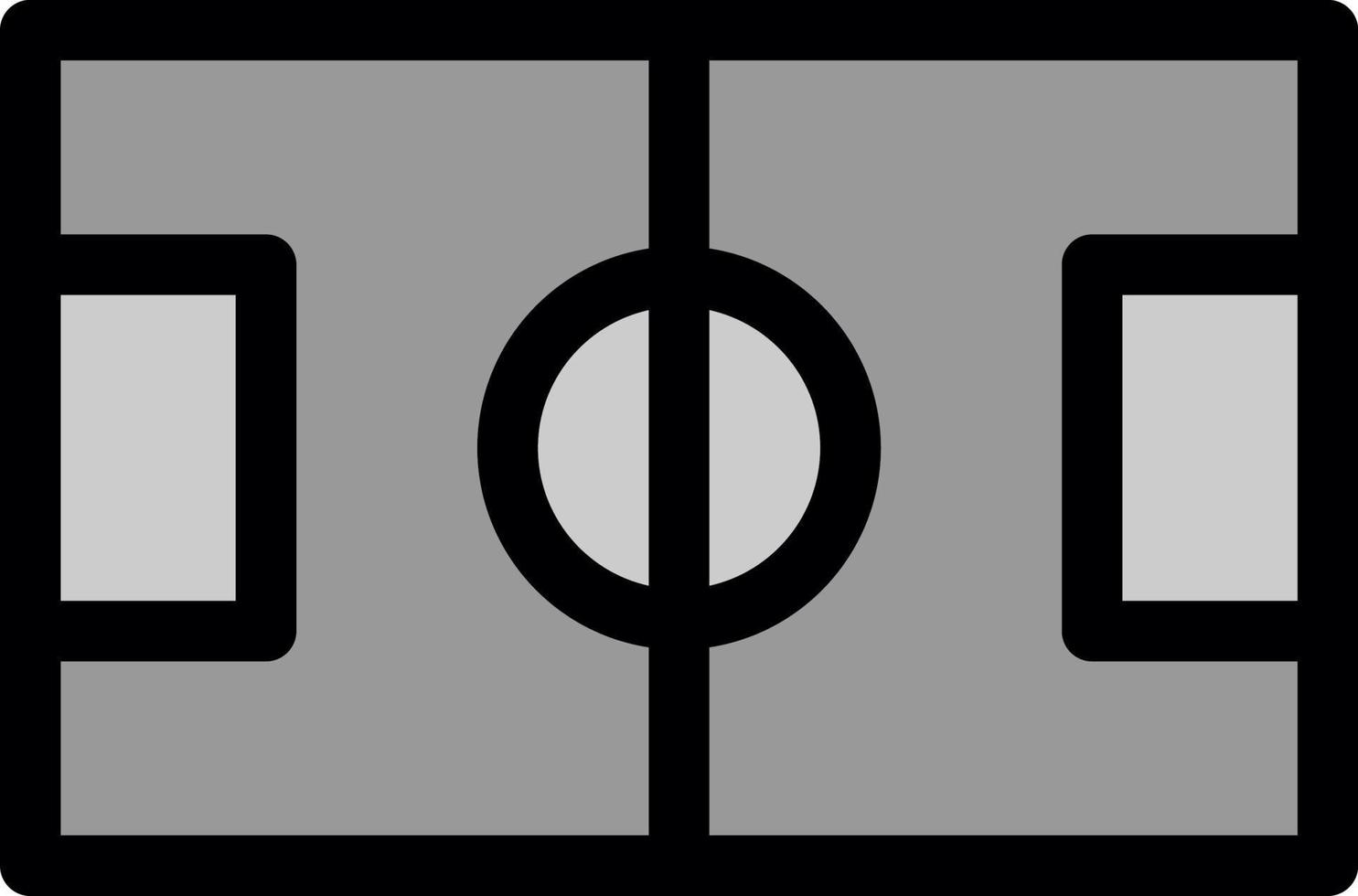 Football Field Vector Icon Design