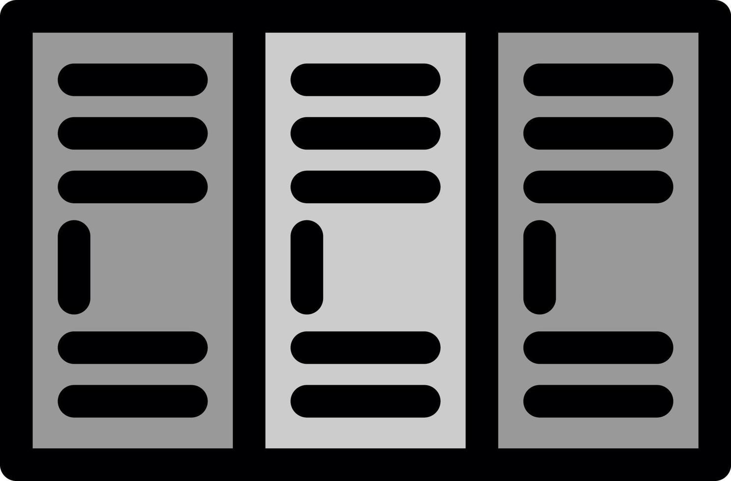 Locker Vector Icon Design