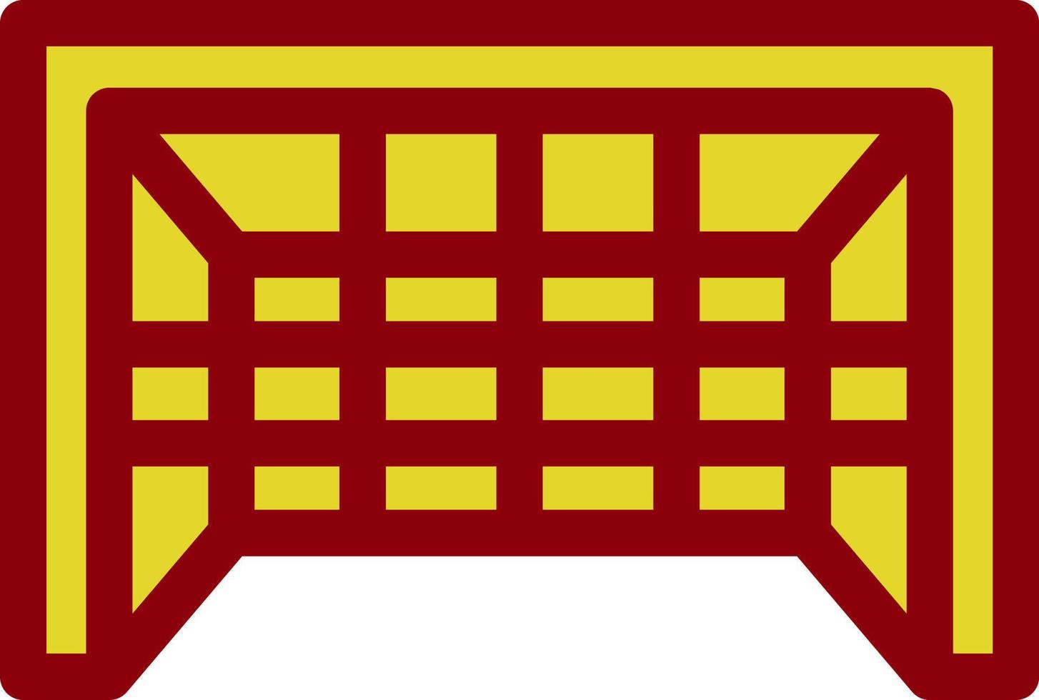Goal Post Vector Icon Design