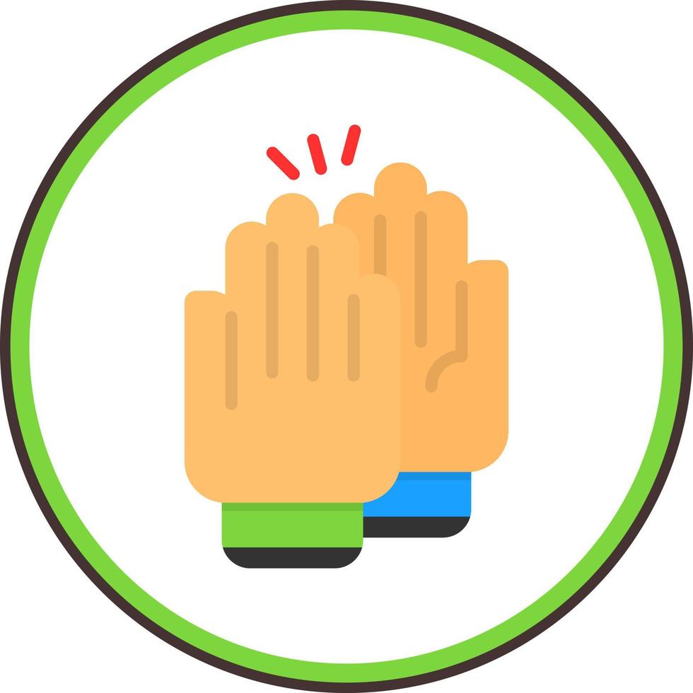 High Five Vector Icon Design