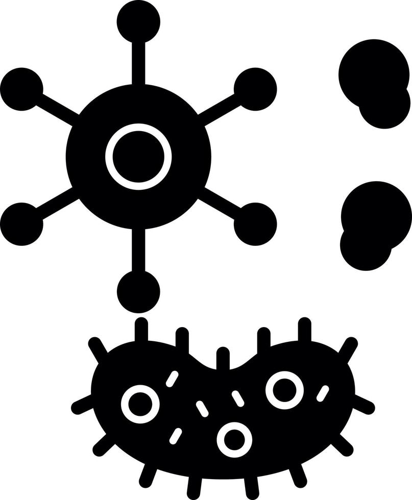 Bacteria And Virus Vector Icon Design