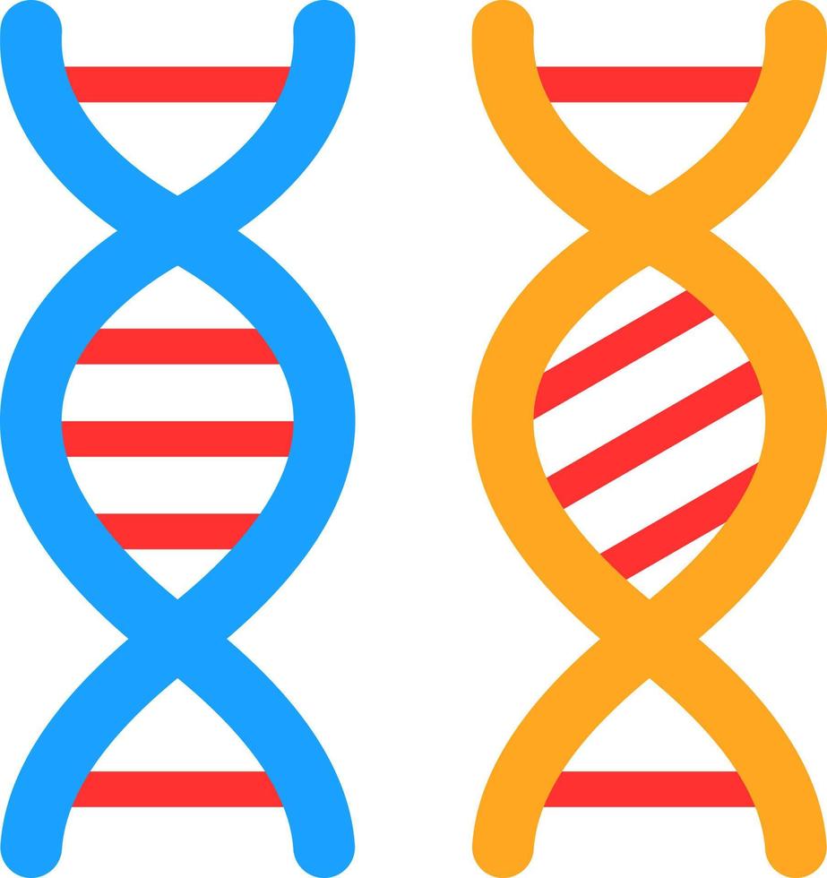 Genetic Comparation Vector Icon Design