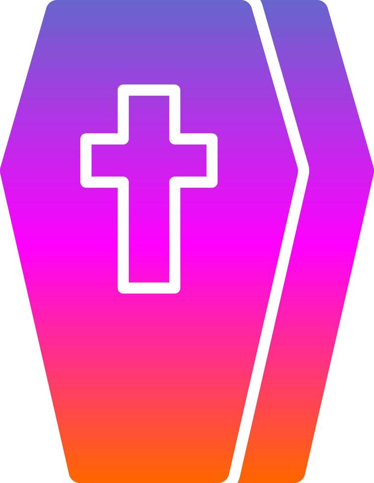 Coffin Vector Icon Design