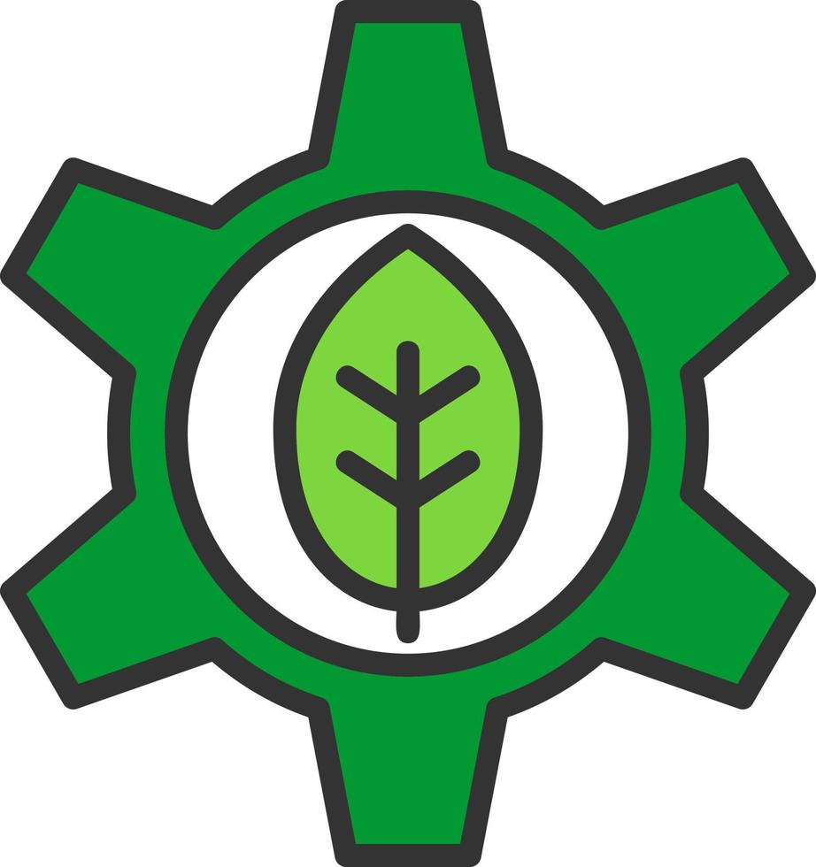 Ecological Integration Vector Icon Design
