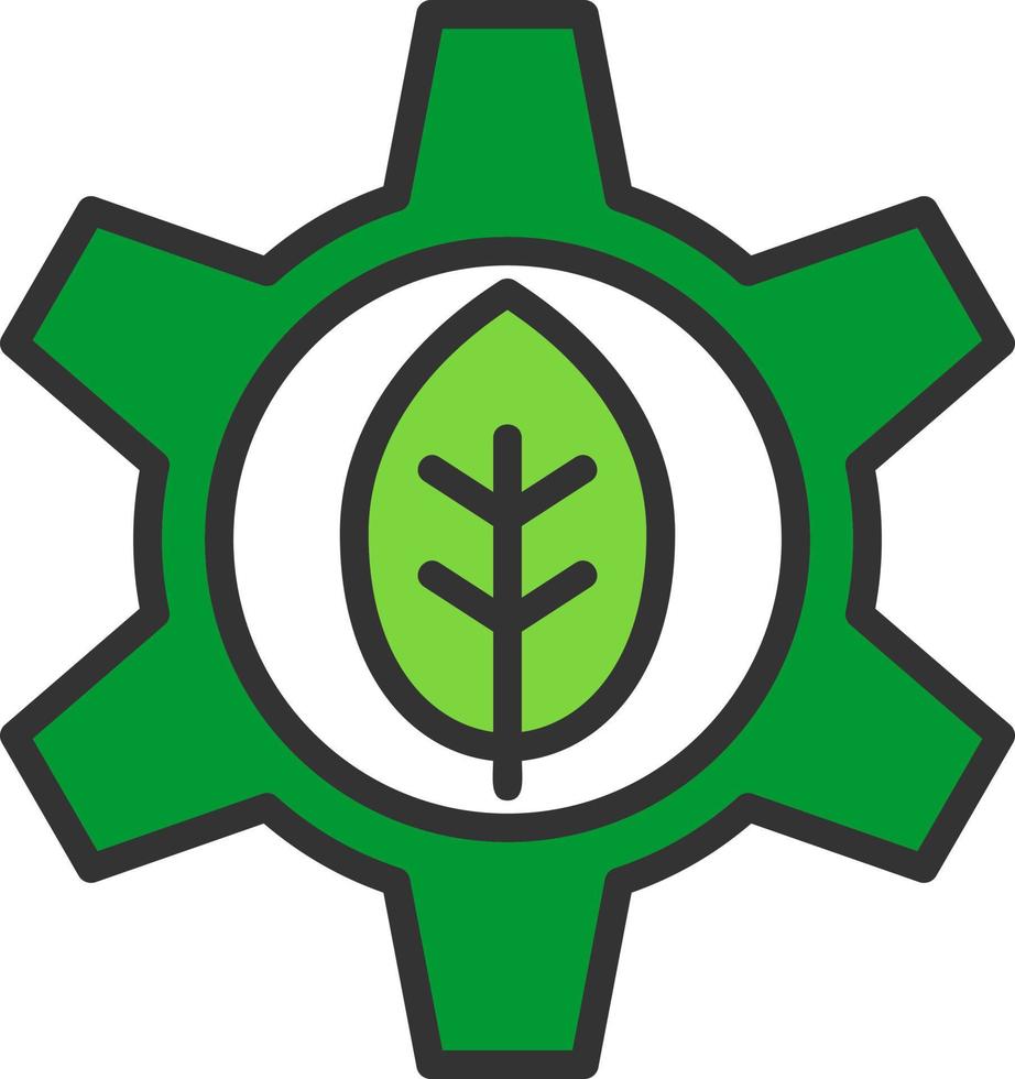 diseño de icono de vector de integración ecológica