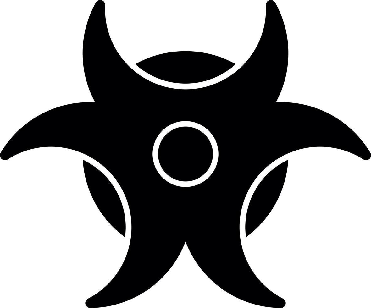 Bio Hazard Vector Icon Design