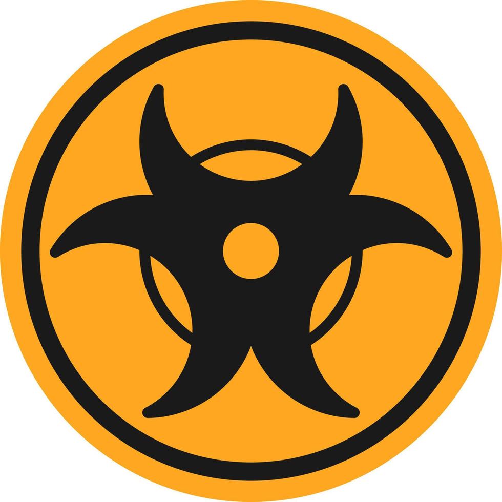 Bio Hazard Vector Icon Design