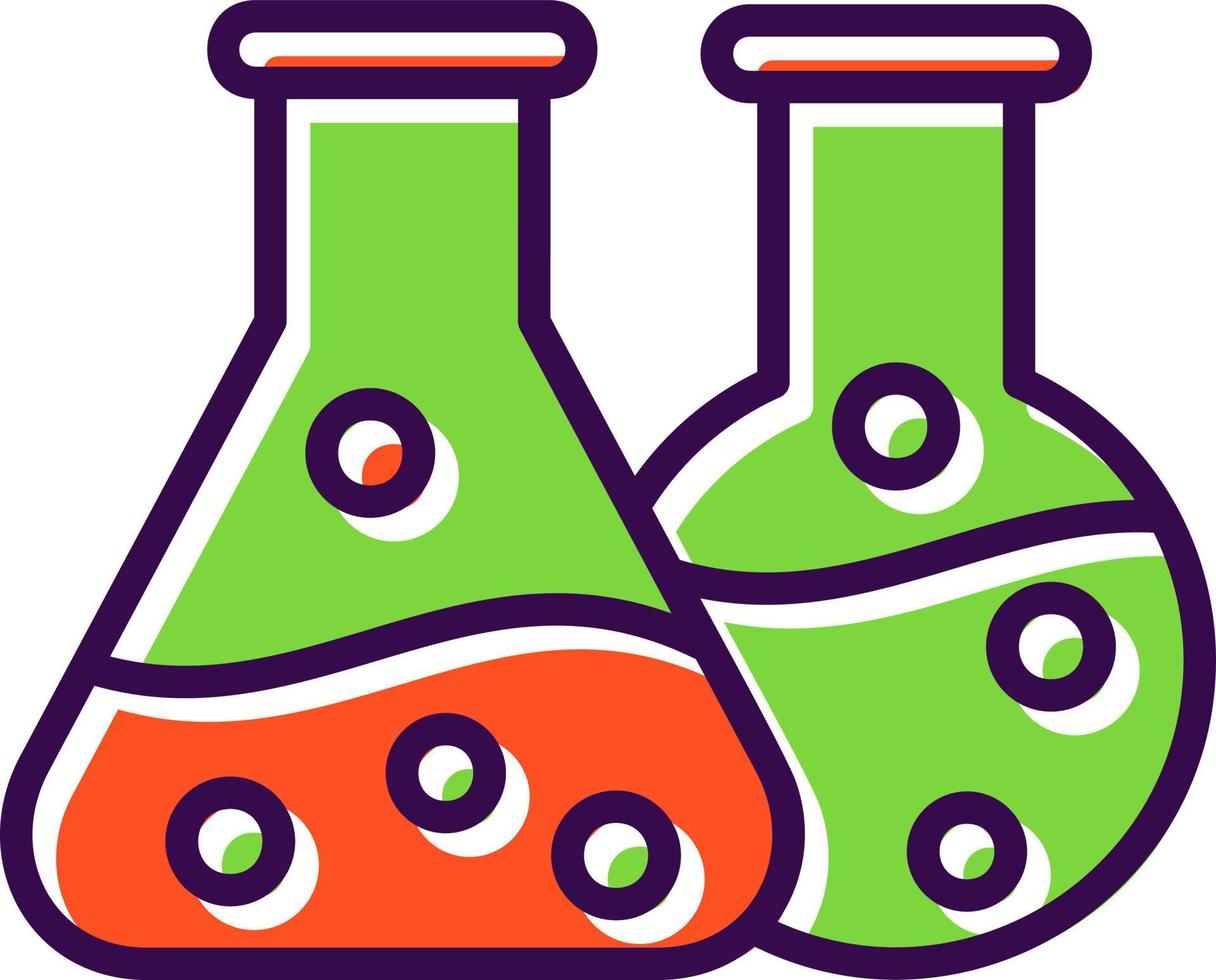 Chemistry Experiment Vector Icon Design