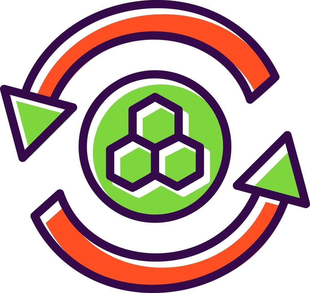 Cell Reprogramming Vector Icon Design