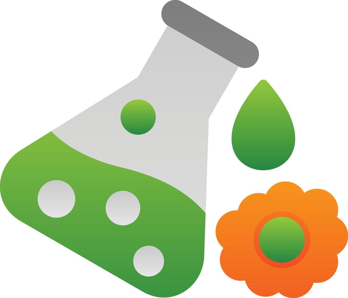 Chemical Reaction Vector Icon Design