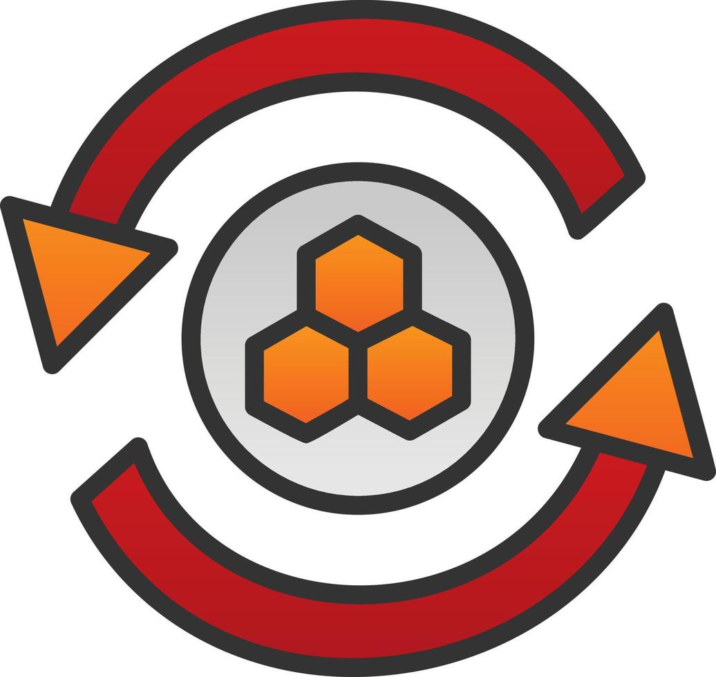 Cell Reprogramming Vector Icon Design