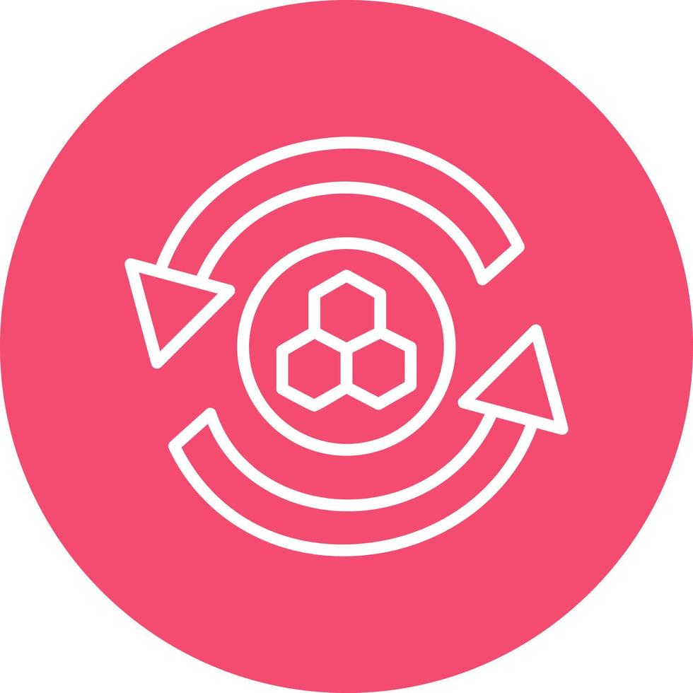 Cell Reprogramming Vector Icon Design