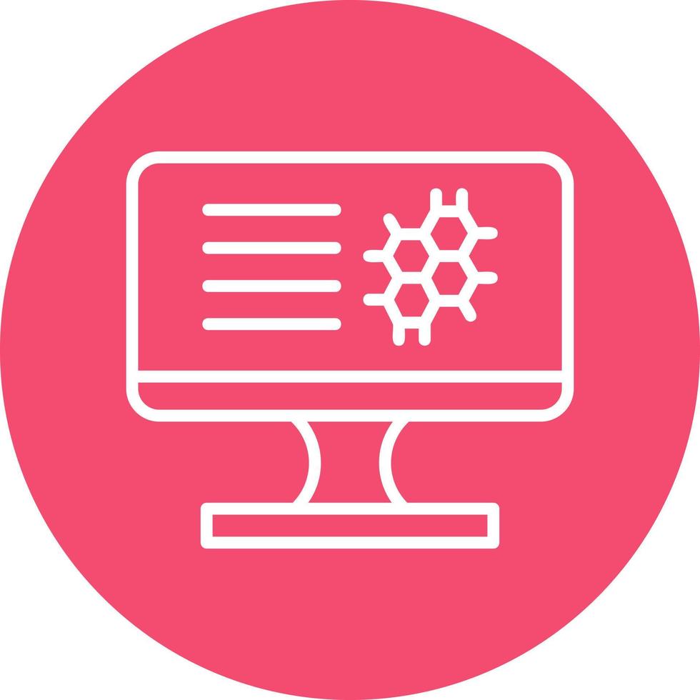 diseño de icono de vector de bioinformática