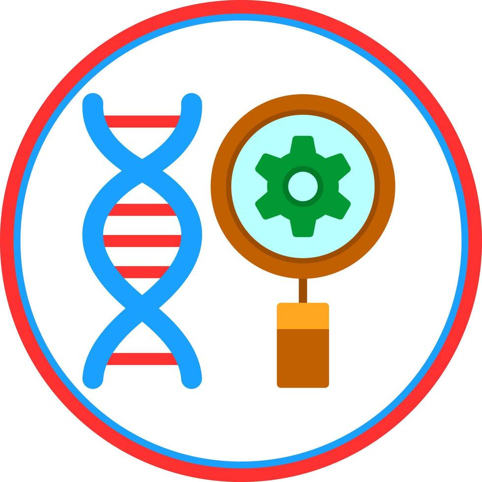 Genetic Finding Vector Icon Design