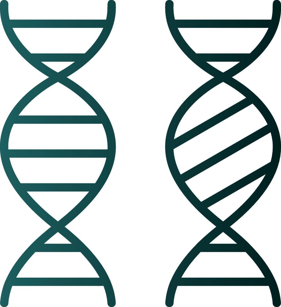 Genetic Comparation Vector Icon Design