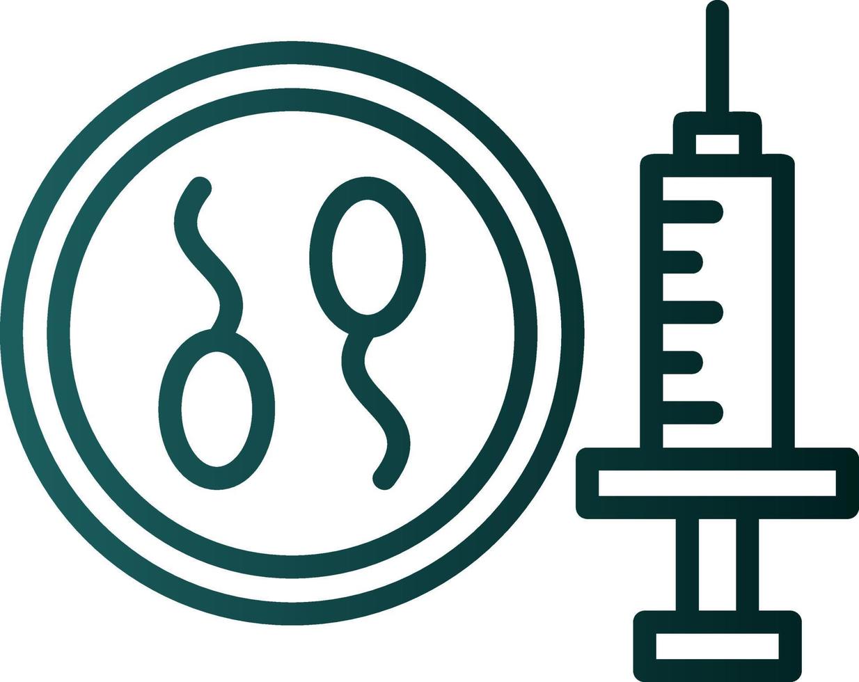 In Vitro Fertilization Vector Icon Design