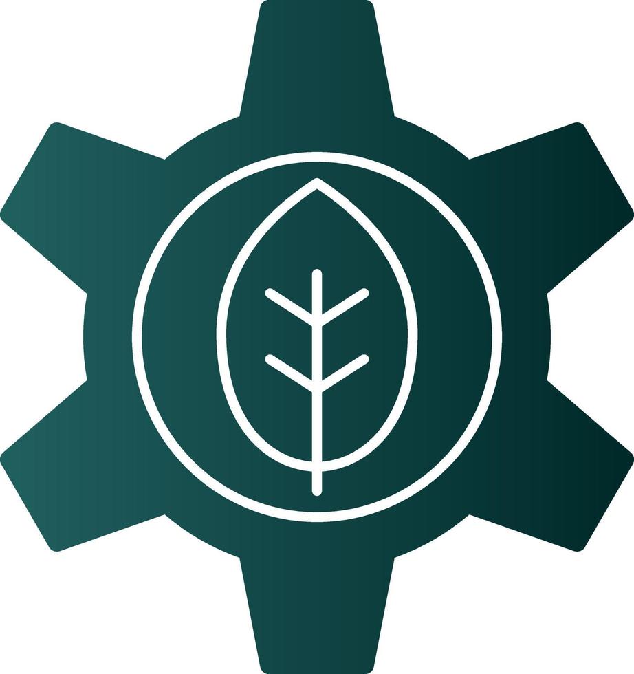 diseño de icono de vector de integración ecológica