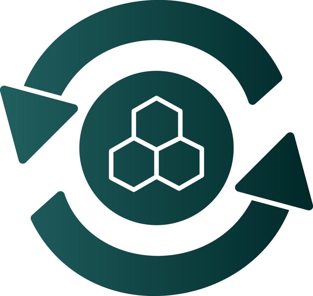 Cell Reprogramming Vector Icon Design