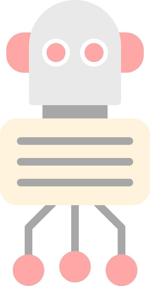 Nano Robot Vector Icon Design