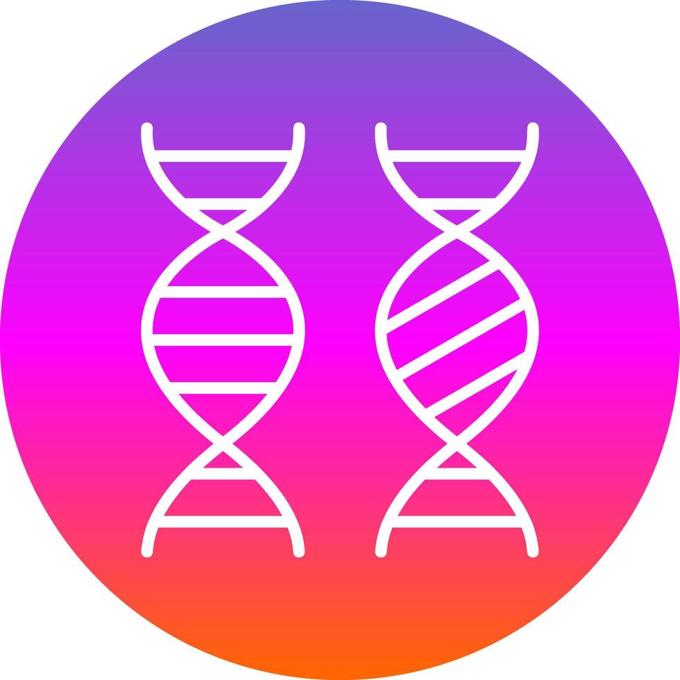 Genetic Comparation Vector Icon Design