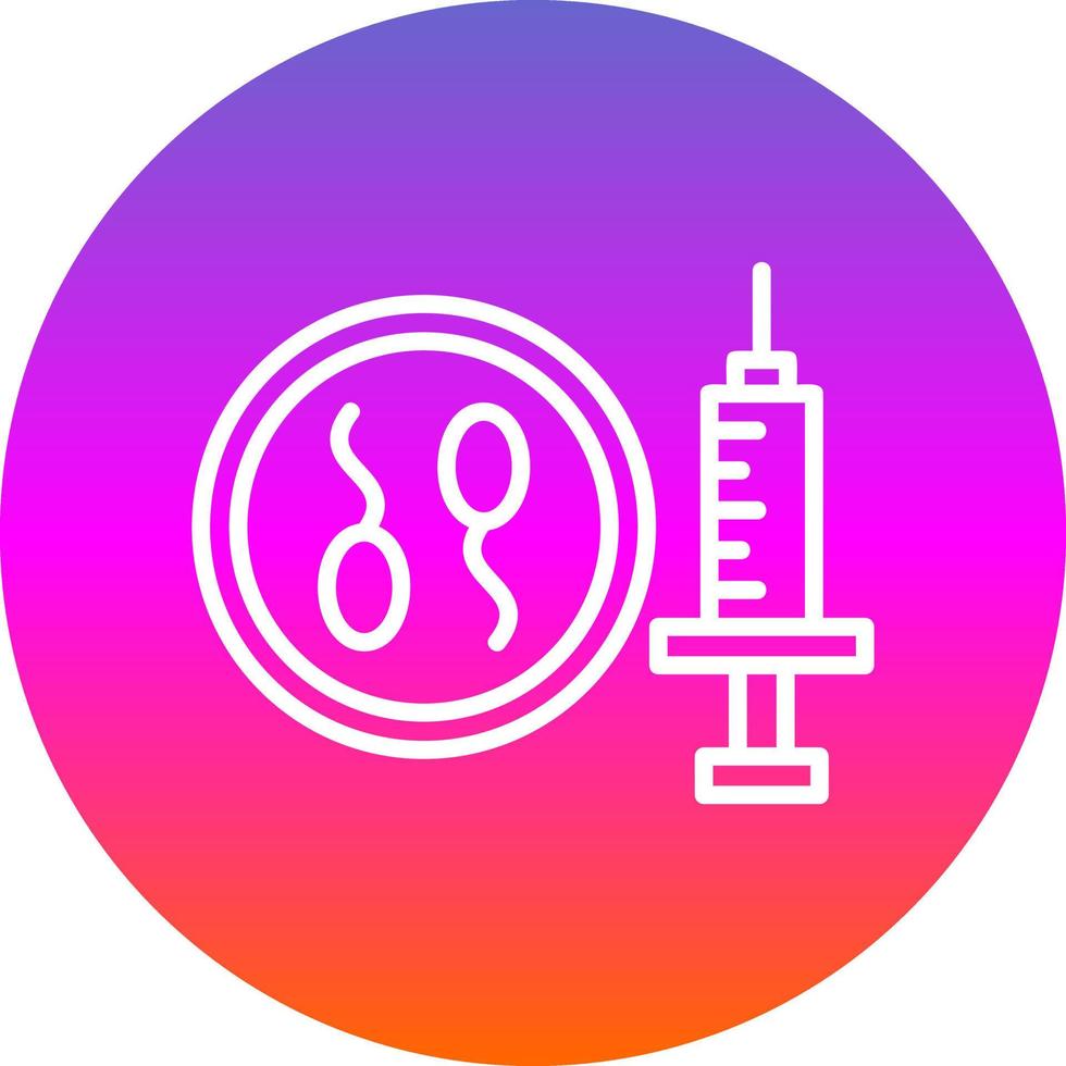 In Vitro Fertilization Vector Icon Design