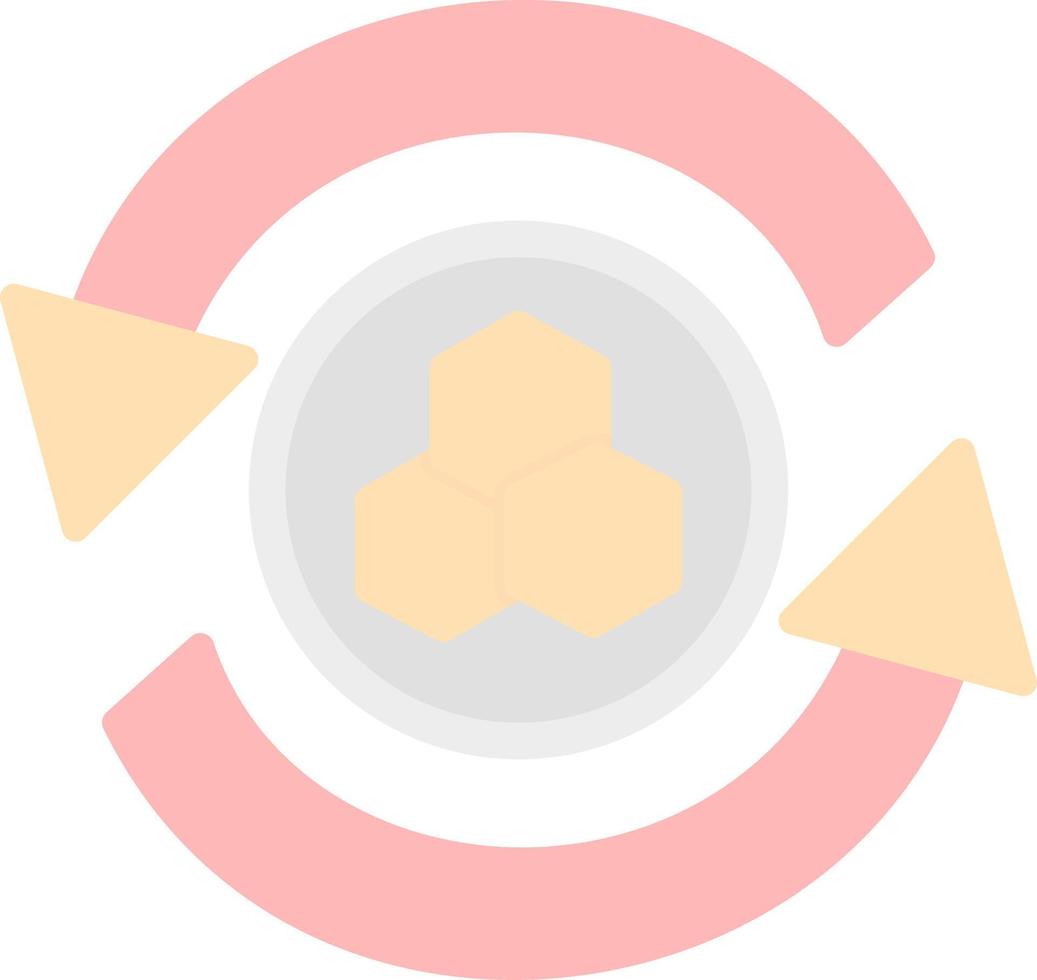 Cell Reprogramming Vector Icon Design