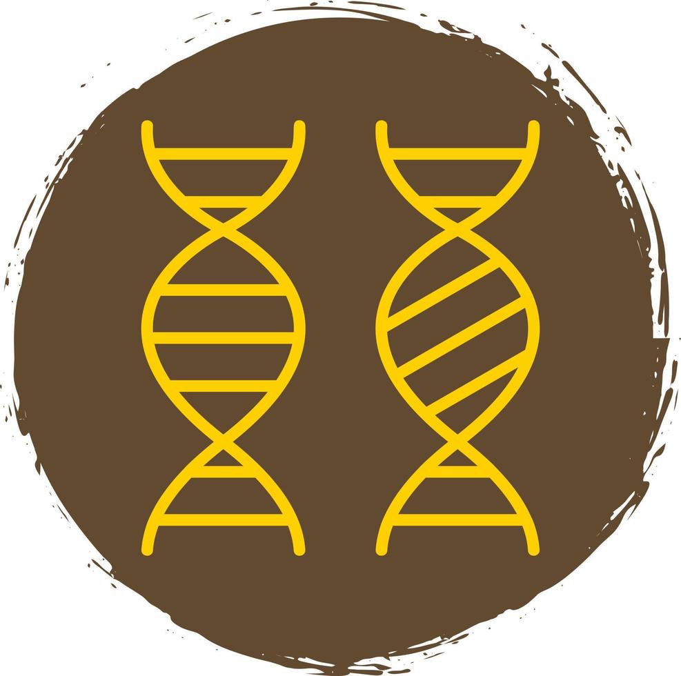 Genetic Comparation Vector Icon Design