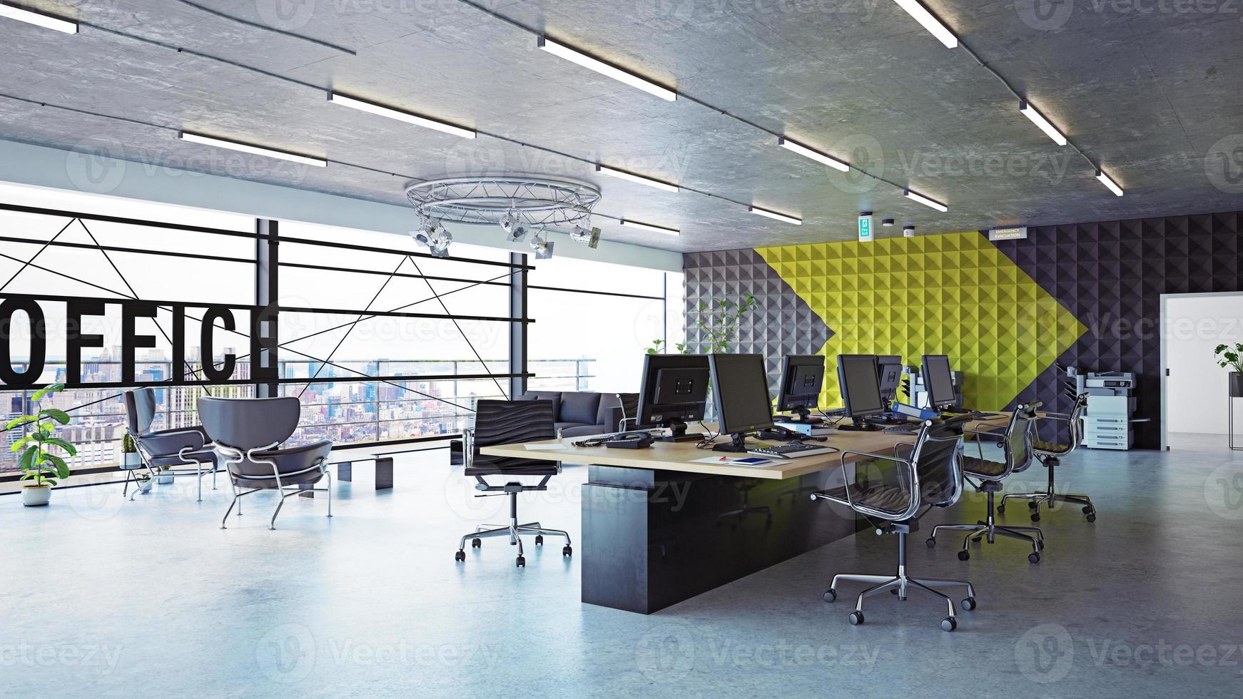 interior de la oficina moderna, foto