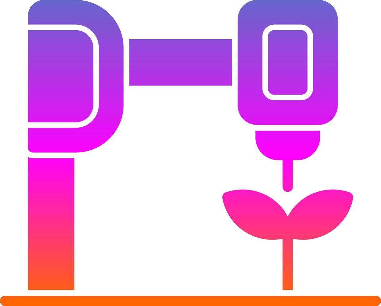 Bioprinting Vector Icon Design