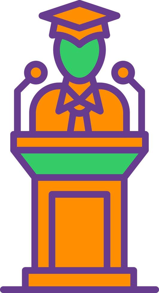 diseño de icono creativo de discurso vector