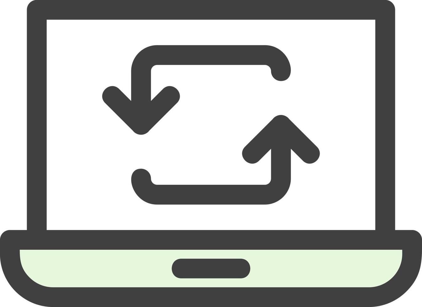 Data Synchronization Vector Icon Design