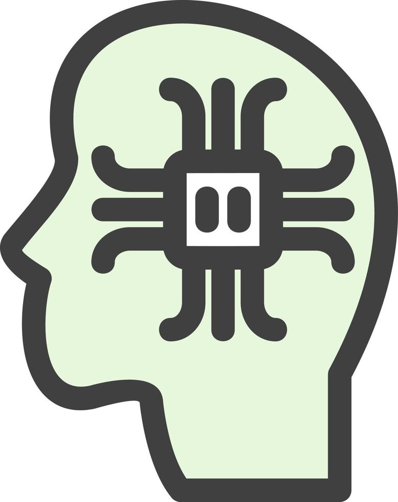Machine Perception Vector Icon Design