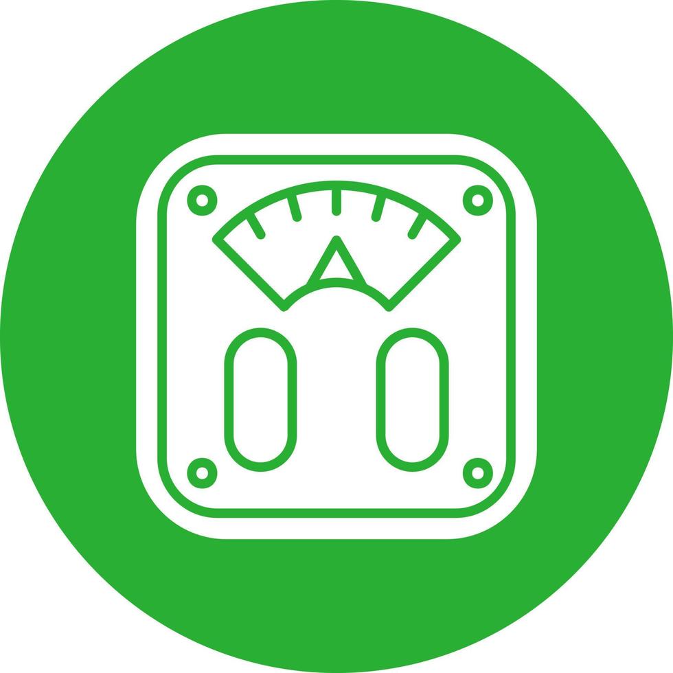 Body Scale Creative Icon Design vector