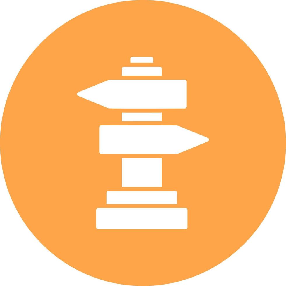 Road Sign Creative Icon Design vector