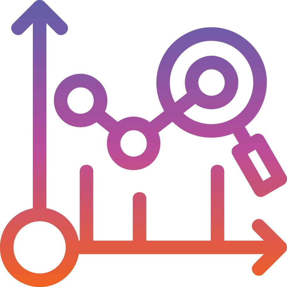 Predictive Analytics Vector Icon Design
