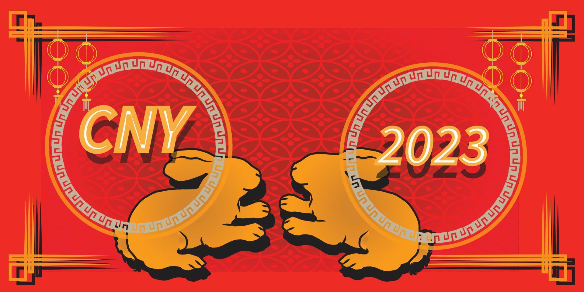 Chinese New Year 2023 vector