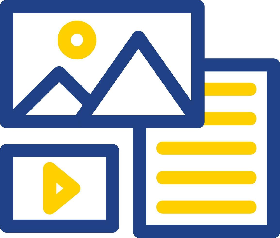 Unstructured Data Vector Icon Design