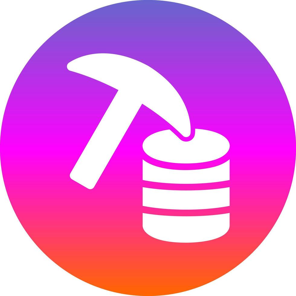 Data Mining Vector Icon Design